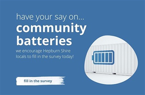 Have your say on potential community batteries Hepburn Shire Council