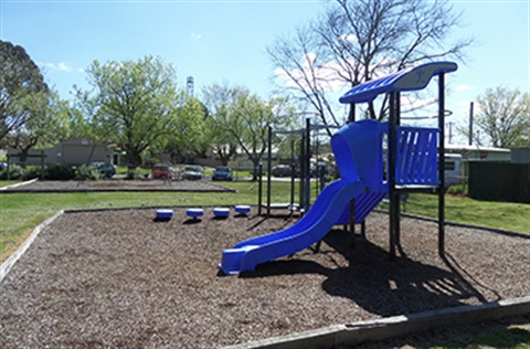 Playground at the Trentham Recreation Reserve